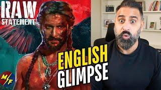 The Paradise Glimpse: RAW STATEMENT - English Reaction | Nani | Srikanth Odela | Anirudh