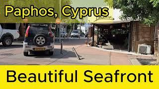 Paphos Harbour Cyprus | Gorgeous Seafront | Beautiful Stroll | 4K