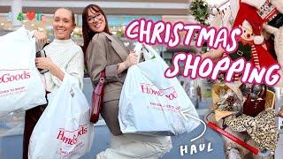 Christmas Decor Shopping with Ashley + HomeGoods Haul!!  Vlogmas Day 3