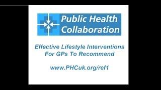 Effective Lifestyle Interventions For GPs To Recommend - Public Health Collaboration