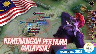 SEA GAME KEMBOJA 2023 | SETUP TERBAIK DARI CHOU XORN MALAYSIA RAIH KEMENANGAN MELAWAN FILIPINA!