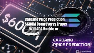Cardano Price Prediction: $600M Controversy Erupts — Will ADA