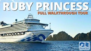 Ruby Princess | Full Ship Walkthrough Tour & Review | 4K