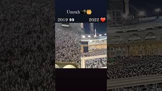 umrah 2019 and umrah 2022#short