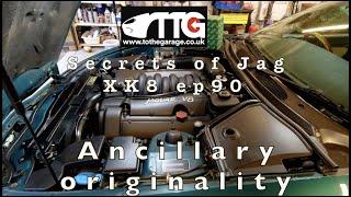 Secrets of the Jaguar Xk8 XKR  Ep 90   V8 ancillary originality.