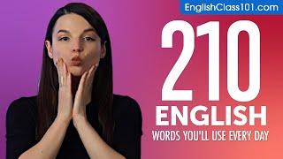 210 English Words You'll Use Every Day - Basic Vocabulary #61