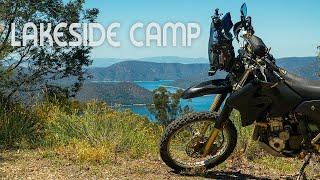 Lakeside Overnight Solo Motorcycle Camping Adventure