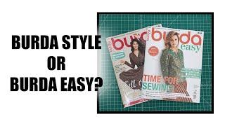 Burda Style & Burda Easy Magazines: A Quick Comparison