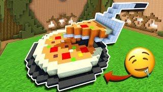 ¿TE COMERÍAS ESTA PIZZA LEGENDARIA?  MINECRAFT BUILD BATTLE CON TROLLINO