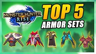 The Top 5 BEST ARMOR SETS To Use In Monster Hunter Rise