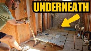 Uh Oh! ROTTEN Subfloor in Our Bathroom Renovation 