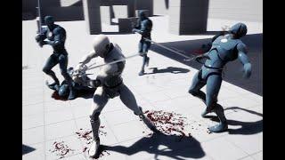 Unreal Game Project Test 100 - Melee system refined