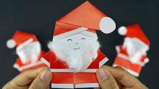 Paper Santa Claus  DIY Christmas Room Decor Ideas | Easy Christmas Craft 