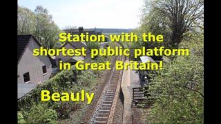 Beauly Station - the shortest public platform in Great Britain!