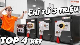 Top 4 mẫu két sắt Siêu Cường Giá Rẻ + Bền dành cho gia đình | Két Sắt Việt Tiệp