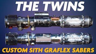 For Sale: Twin custom Sith-themed Graflex lightsabers