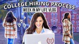 College Faculty Onboarding → The hiring process, salary, degrees, classroom - week in my life vlog