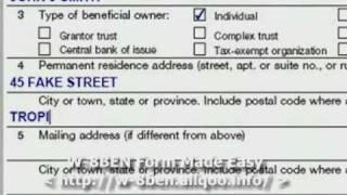 W-8BEN Form Made Easy - How to Complete the W-8BEN Form