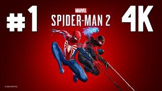 Marvel's Spider-Man 2 ⦁ Walkthrough #1 ⦁ No commentary ⦁ 4K60FPS