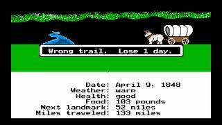 The Oregon trail that has once again killed everyone.