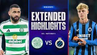 Celtic vs. Club Brugge: Extended Highlights | UCL League Phase MD 5 | CBS Sports Golazo