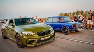 АТОМНАЯ BMW  РВЁТ ВСЕХ МАЖОРОВ города на AUDI RS6, BMW M5 , MERCEDES AMG