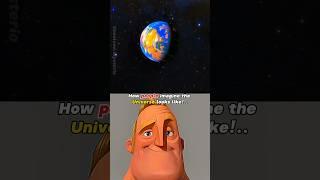 How our Universe actually looks like! #shorts #youtubeshorts #science #fyp #space
