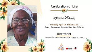 Celebrating the life of Louise Bailey
