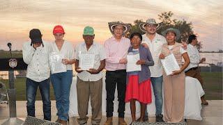 Restitución de 2.400 hectáreas del Complejo Cenagoso Machado a campesinos y pescadores en Sucre