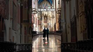 Most Beautiful Polish  Church in Kraków #travel #polska #explore #poland #trending #ytshorts