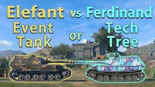WOT Blitz Face Off || Elefant vs Ferdinand