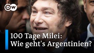 100 Tage Milei: Argentinische Wirtschaft weiter in der Krise | DW Nachrichten