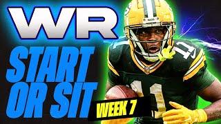  WEEK 7 WR MUST Start/Sit Analysis!  | 2024 Fantasy Football Advice