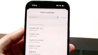 How To Change Language On iPhone!