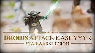 Roger Roger! Star Wars Legion: The Droid attack on Kashyyyk. Clone wars!