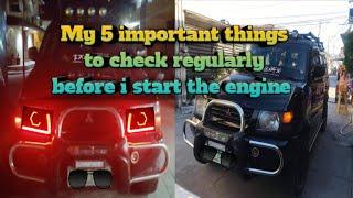 My 5 important things to check regularly before i start the engine | Nellywerkz TV