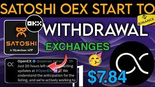 OEX withdrawal process  Oex coin price today | Satoshi new update | Openex news | airdrop mining Pi