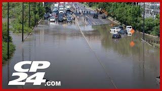 Clean up and recovery underway after massive rain storm