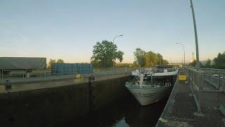 Sluice at Danube Canal in Nuremberg