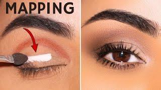 MASTERING Eyeshadow Mapping for Instant Brown Smokey Eyes