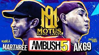 Motus Battle - MARTHREE vs AK69