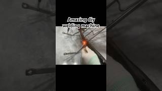 Amazing diy welding process from a double a battery