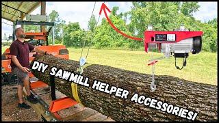 Homemade Sawmill Helper Accessories!