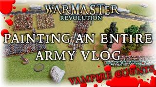 I paint an entire Warmaster mini Warhammer Vampire Counts Army!