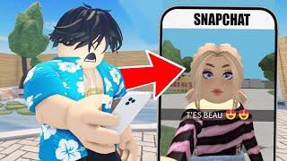 J'AI OUVERT VOS SNAPCHAT SUR BROOKHAVEN ! ROBLOX