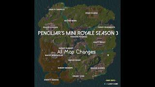 Penciljar's Miniroyale: Season 3 Map Changes.