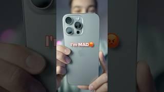 I’m MAD at my iPhone#iphone