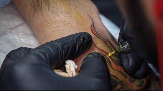 Turbo tattoo with flame | ink khan tattoo |