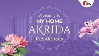 My Home Akrida Walkthrough Video | 2, 2.5 & 3BHK Premium Lifestyle Apartments | Gopanpally, Hyd.