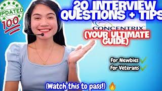 20 CONCENTRIX INTERVIEW QUESTIONS AND TIPS FOR NEWBIES AND TENURED 2024 [UPDATED] | NAYUMI CEE 